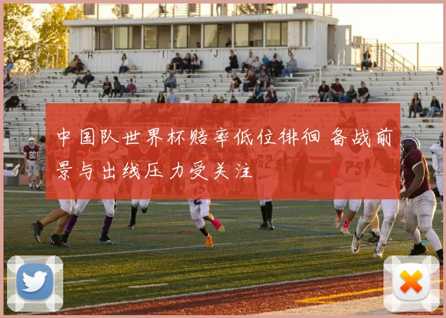 中国队世界杯赔率低位徘徊 备战前景与出线压力受关注