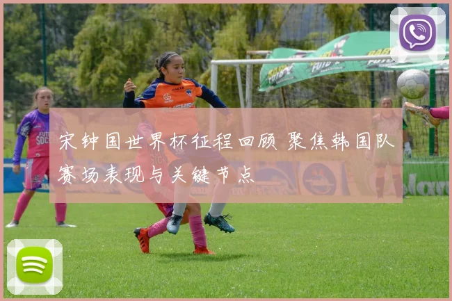 宋钟国世界杯征程回顾 聚焦韩国队赛场表现与关键节点